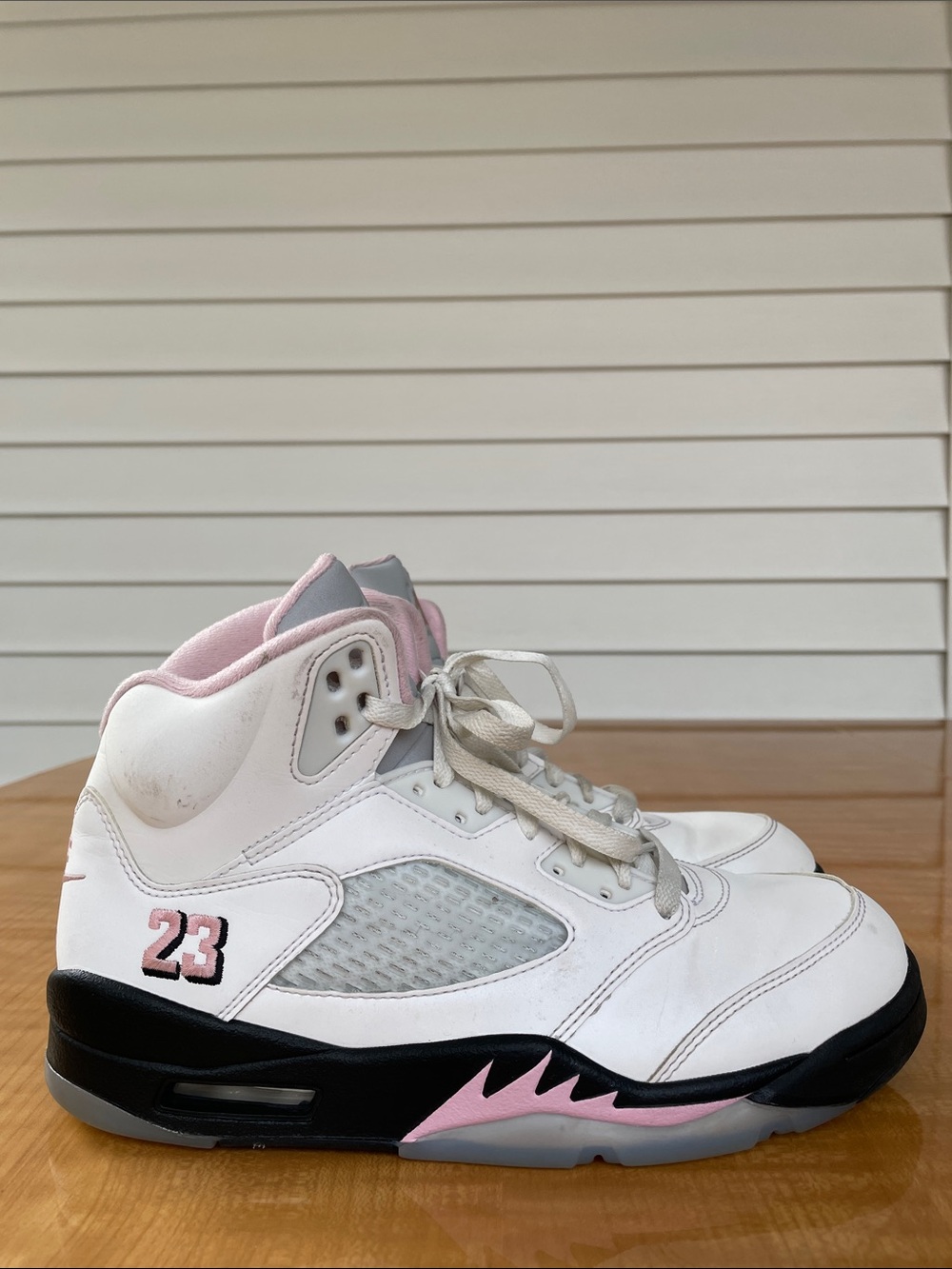 Air Jordan 5 Retro Medium Soft Pink Men’s Sneakers Size 8 NBA Basketball Street